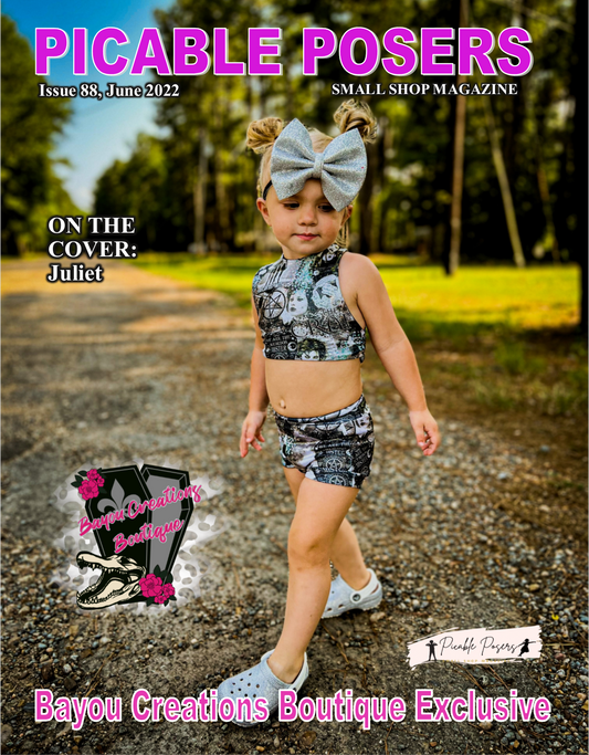 Bayou Creations Boutique Exclusive PRINTED COPY with FREE DIGITAL